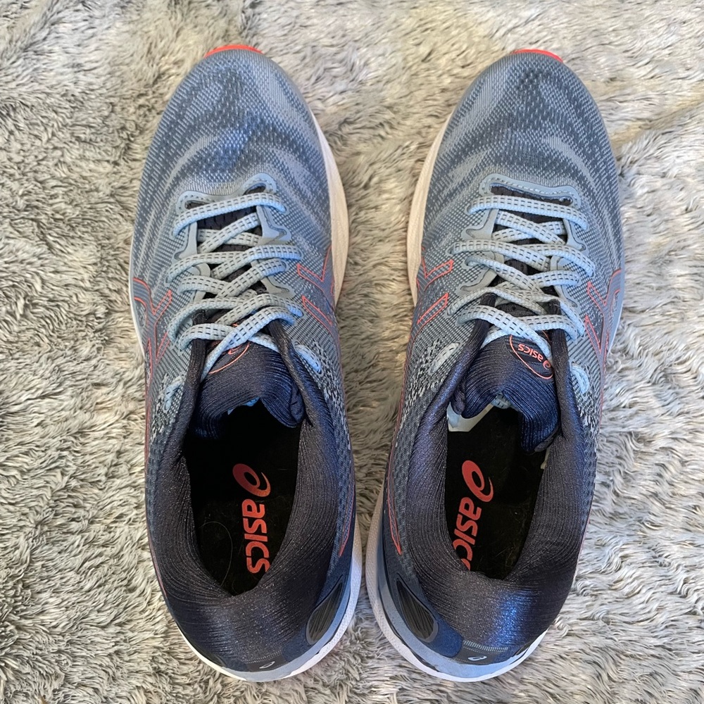 ASICS Women’s Blue & Orange Athletic Shoes (Size 9.5) - Picture 5 of 7